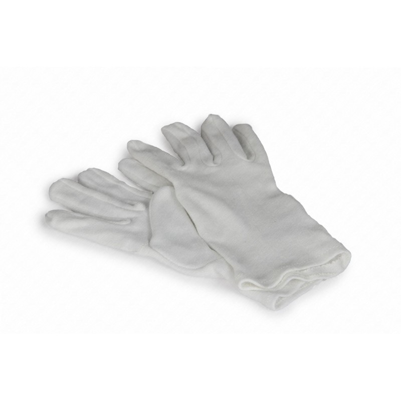 Une paire de gants en coton pour le montage d'accessoires sensibles Une paire de gants en coton pour le montage d'accessoires sensibles