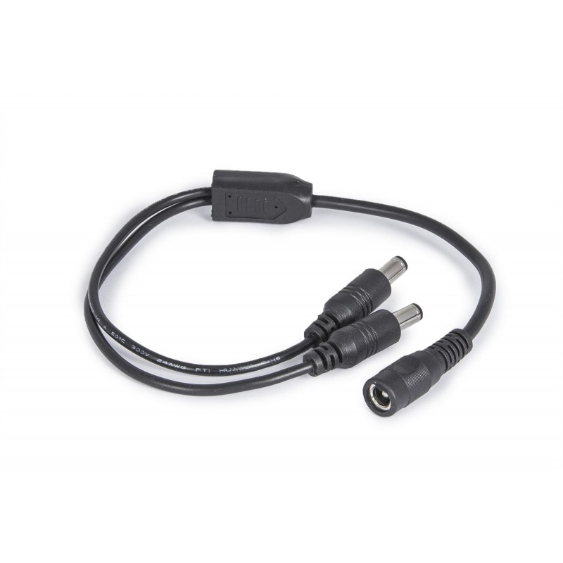 Câble en Y pour deux instruments 12 V sur un bloc d'alimentation avec prise 5,5 / 2,1 Câble en Y pour deux instruments 12 V sur un bloc d'alimentation avec prise 5,5 / 2,1