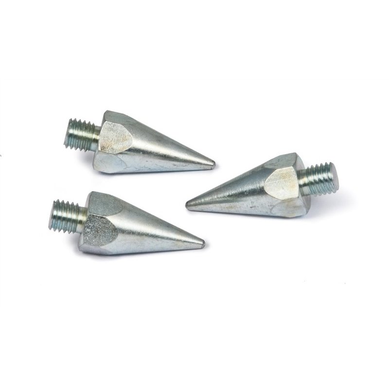 Jeu de 3 embouts trepied en acier pour trepied T-Pod Jeu de 3 embouts trepied en acier pour trepied T-Pod