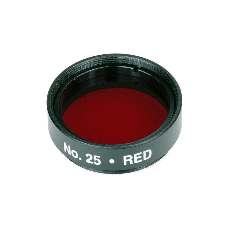Filtre rouge 25 coulant 31,75 mm Filtre rouge 25 coulant 31,75 mm