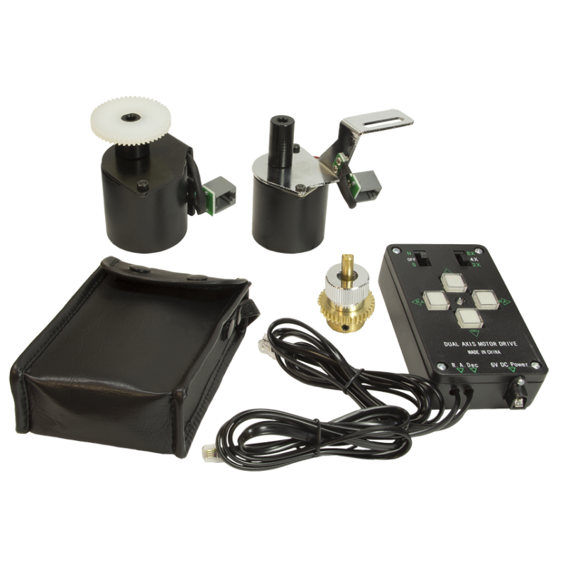 Moteur double axe pour monture équatoriale EQ3 avec raquette Moteur double axe pour monture équatoriale EQ3 avec raquette