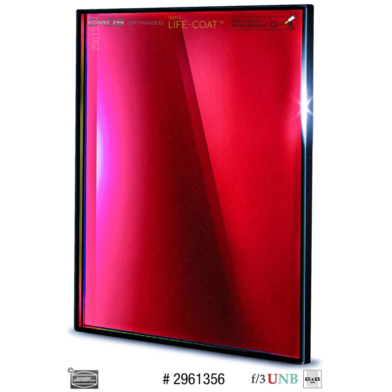 Filtre H-alpha f/3 spécial grande ouverture 3.5nm