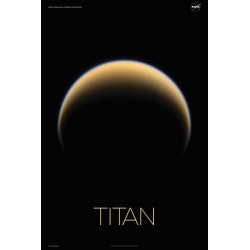 Poster d'astronomie - Titan