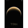 Poster d'astronomie - Titan